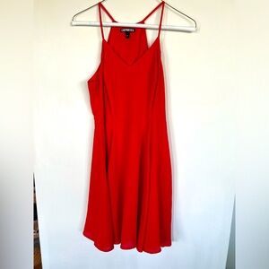 Express Fit and Flare Mini Dress